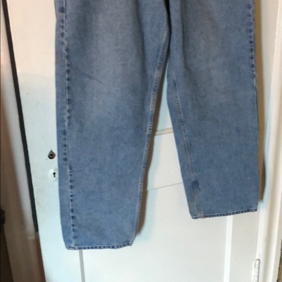 Vintage Polo Ralph Lauren Loose Jeans for Men’s 34/32 5 Pockets Distressed - Picture 8 of 12